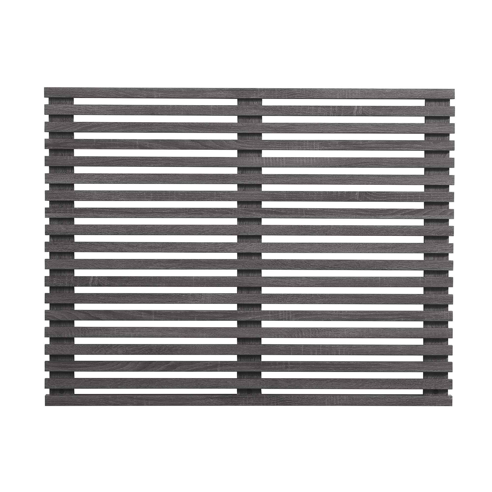 Back. Modway - Render Wall Mount Twin Headboard by Modway - Charcoal.