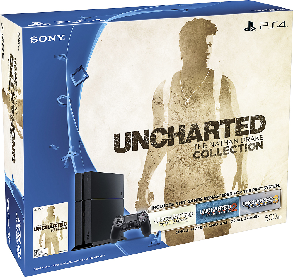 Sony PlayStation 4 Uncharted: The Nathan Collection Bundle Black 3001169 Best Buy