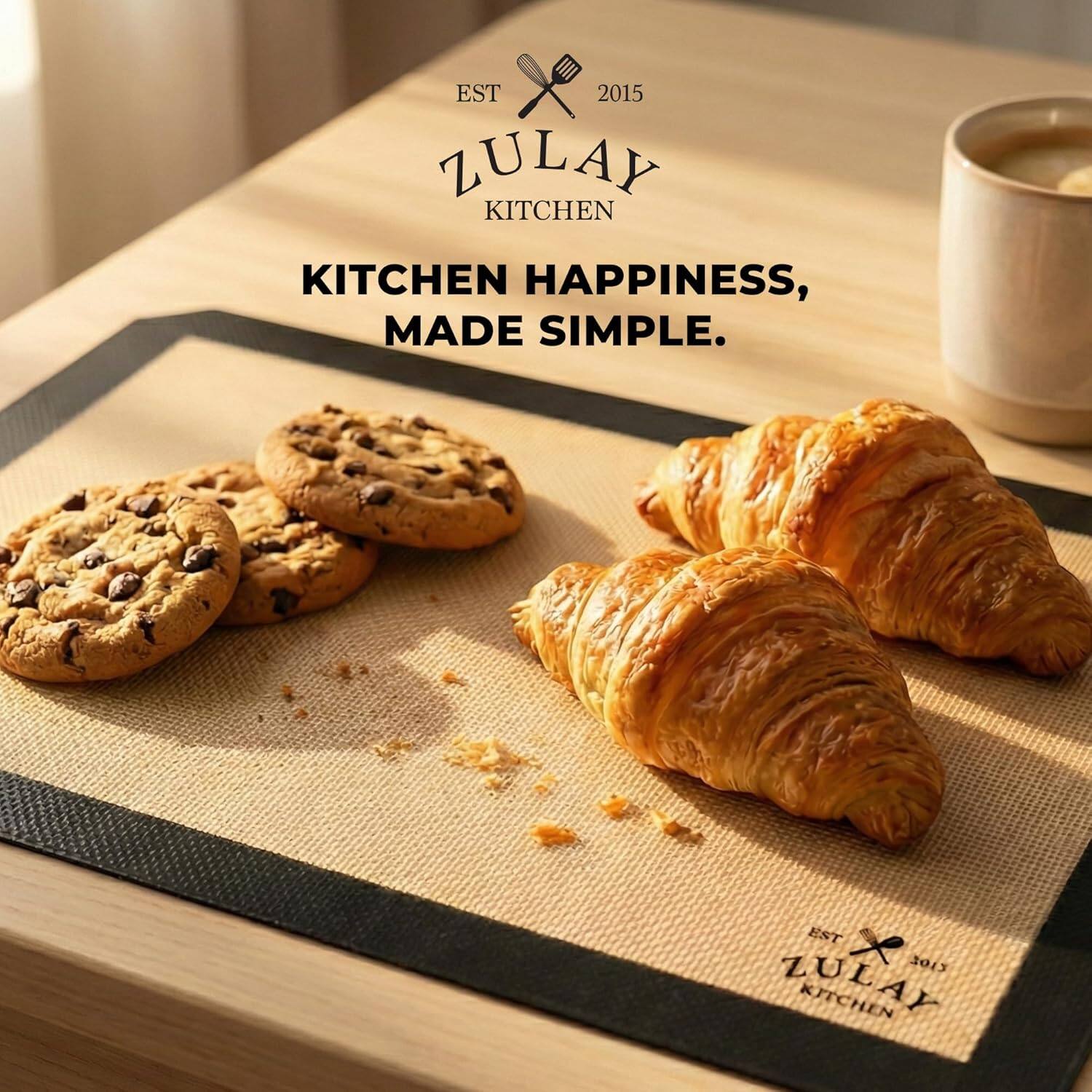 EST 2015 ZULAY KITCHEN  
KITCHEN HAPPINESS, MADE SIMPLE.