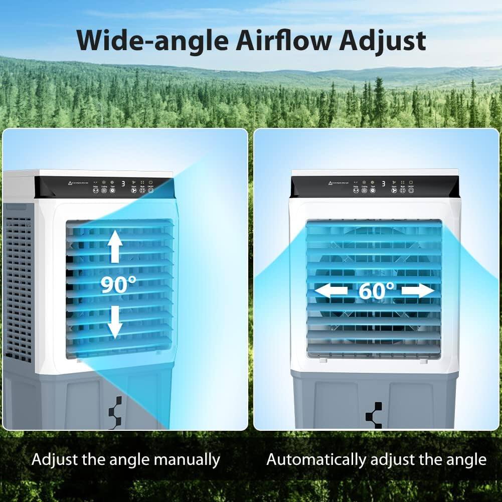 Wide-angle Airflow Adjust

Adjust the angle manually

Automatically adjust the angle