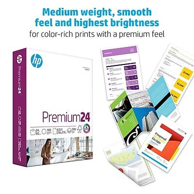 Medium weight, smooth feel and highest brightness for color-rich prints with a premium feel

hp Premium24

100 8S11 500 90.216.279 M ELSGC $8,600 ALA 5 Design Proposal