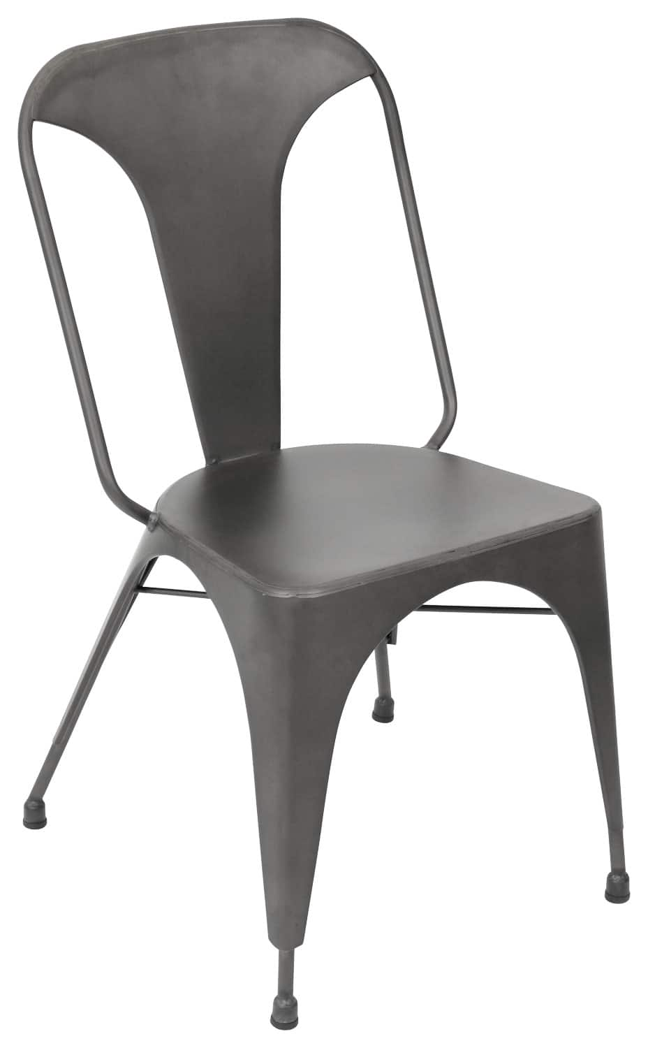 LumiSource - Austin Dining Chairs (Pair) - Matte Gray