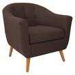 LumiSource - Rockwell Chair - Espresso - Larger Front