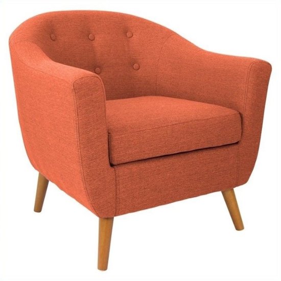 Lumisource Rockwell Chair Orange Chr Ah Rkwl Or Best Buy