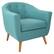 Front. LumiSource - Rockwell Chair - Teal.
