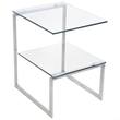 LumiSource - 6G Side Table - Clear - Larger Front