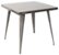 Front. LumiSource - Austin Dining Table - Silver.