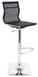 LumiSource - Mirage Bar Stool - Black - Larger Front