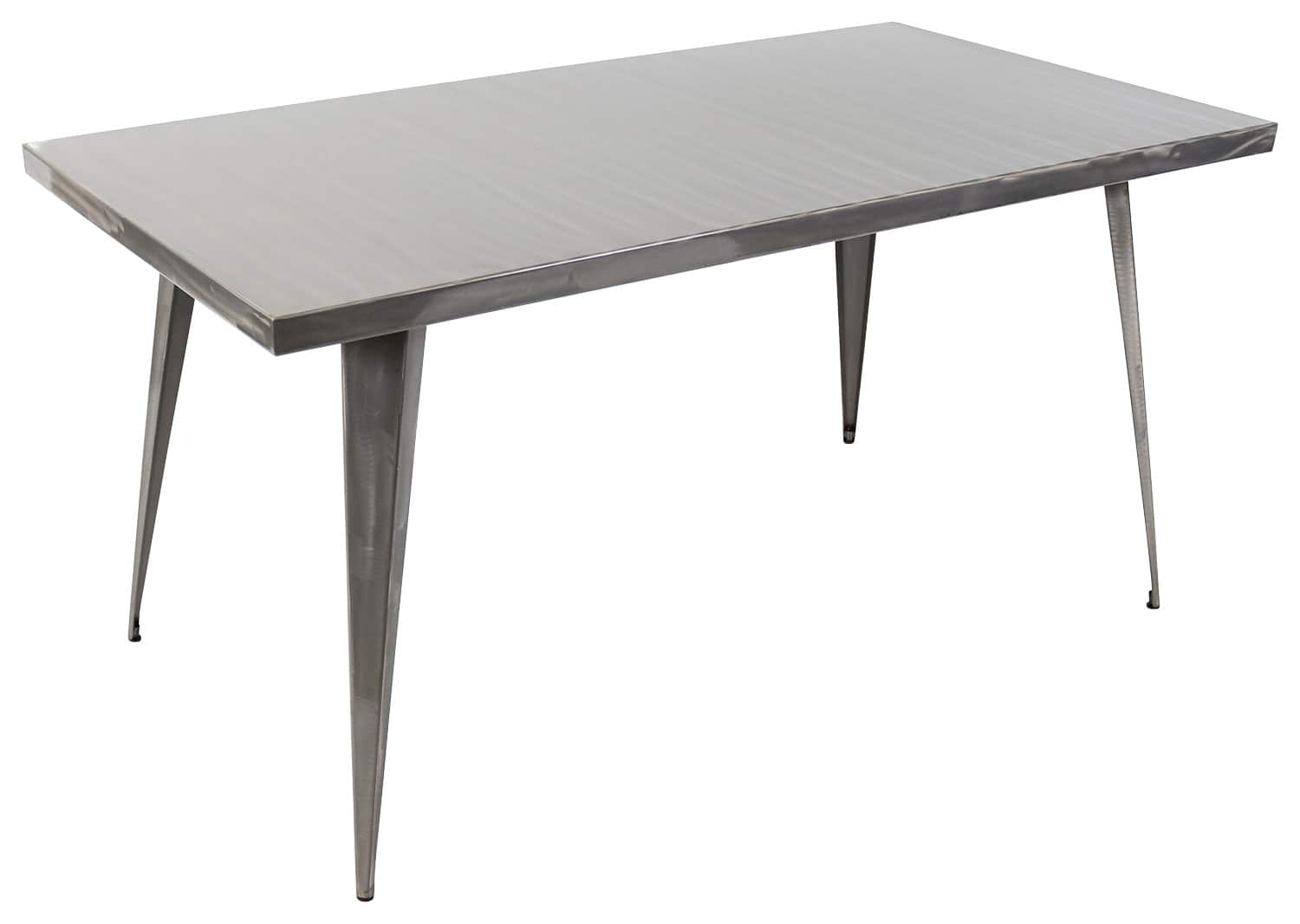 LumiSource - Austin Dining Table - Silver