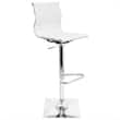 LumiSource - Master Bar Stool - White - Larger Front