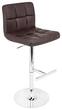 LumiSource - Lager Bar Stool - Brown - Larger Front