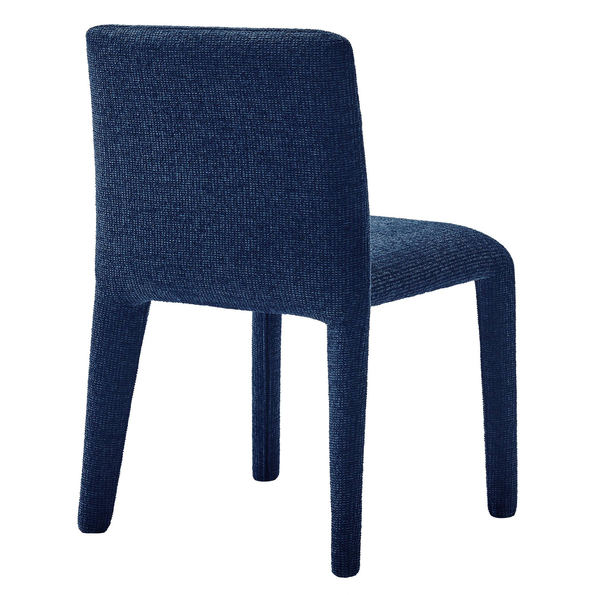 Alt View 2. Modway - Rhodes Fabric Upholstered Dining Chair by Modway - Blue.