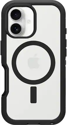 OtterBox - Defender Series Pro XT Hard Shell for MagSafe for Apple iPhone 16 - Black