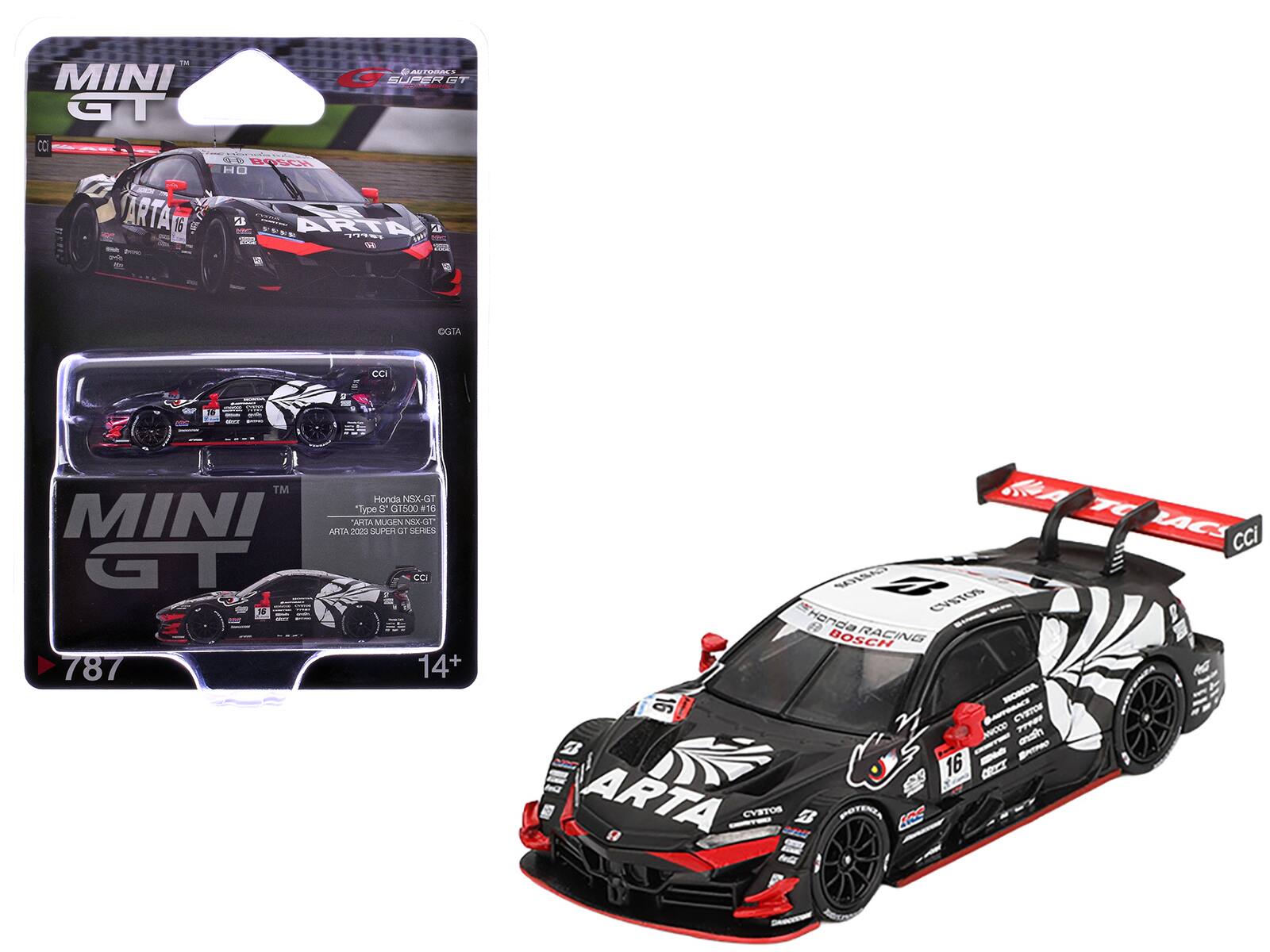 MINI GT  
Honda NSX-GT "Type S GT500 #10  
ARTA 2020 AIA SUPER GT  
ARTA  
CCI  
BOSCH  
HORDA  
CYSTON  
NICK-ST  
RACING  
AUTOGRAPH  
SUPER GT  
CC  
14+  

MINI GT  
Honda NSX-GT "Type S GT500  
ARTA 2020 AIA SUPER GT  
ARTA  
CCI  
BOSCH  
HORDA  
CYSTON  
NICK-ST  
RACING  
AUTOGRAPH  
SUPER GT  
CC  
14+  

787