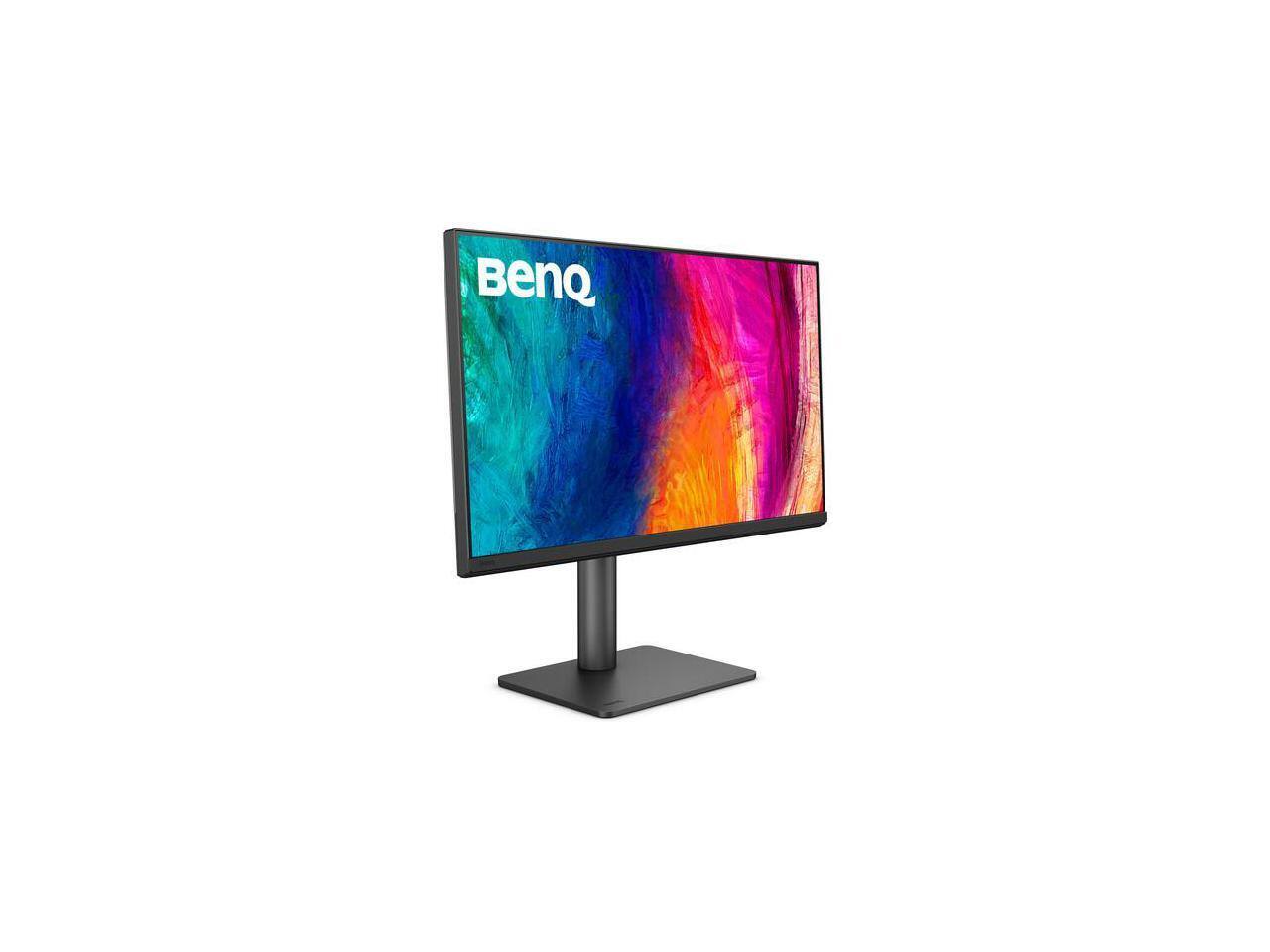 Alt View 1. BenQ - BenQ PD2706QN 27" QHD 100Hz IPS Monitor, HDR, USB-C, KVM, Speakers - Black.