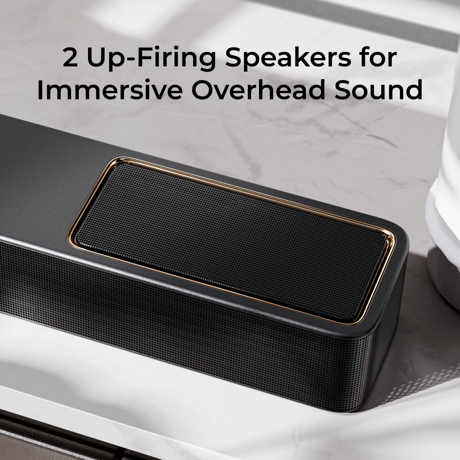 2 Up-Firing Speakers for Immersive Overhead Sound
