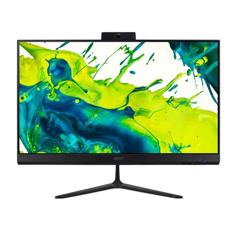 Front. Acer - Aspire C24-2G-UR12 All-in-One Desktop 23.8" FHD IPS AMD Ryzen 7 16GB RAM 1TB SSD.