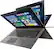 Front. Toshiba - Satellite Radius 2-in-1 15.6" 4K Ultra HD Touch-Screen Laptop - Intel Core i7 - 12GB Memory - 1TB Hard Drive - Carbon Gray.
