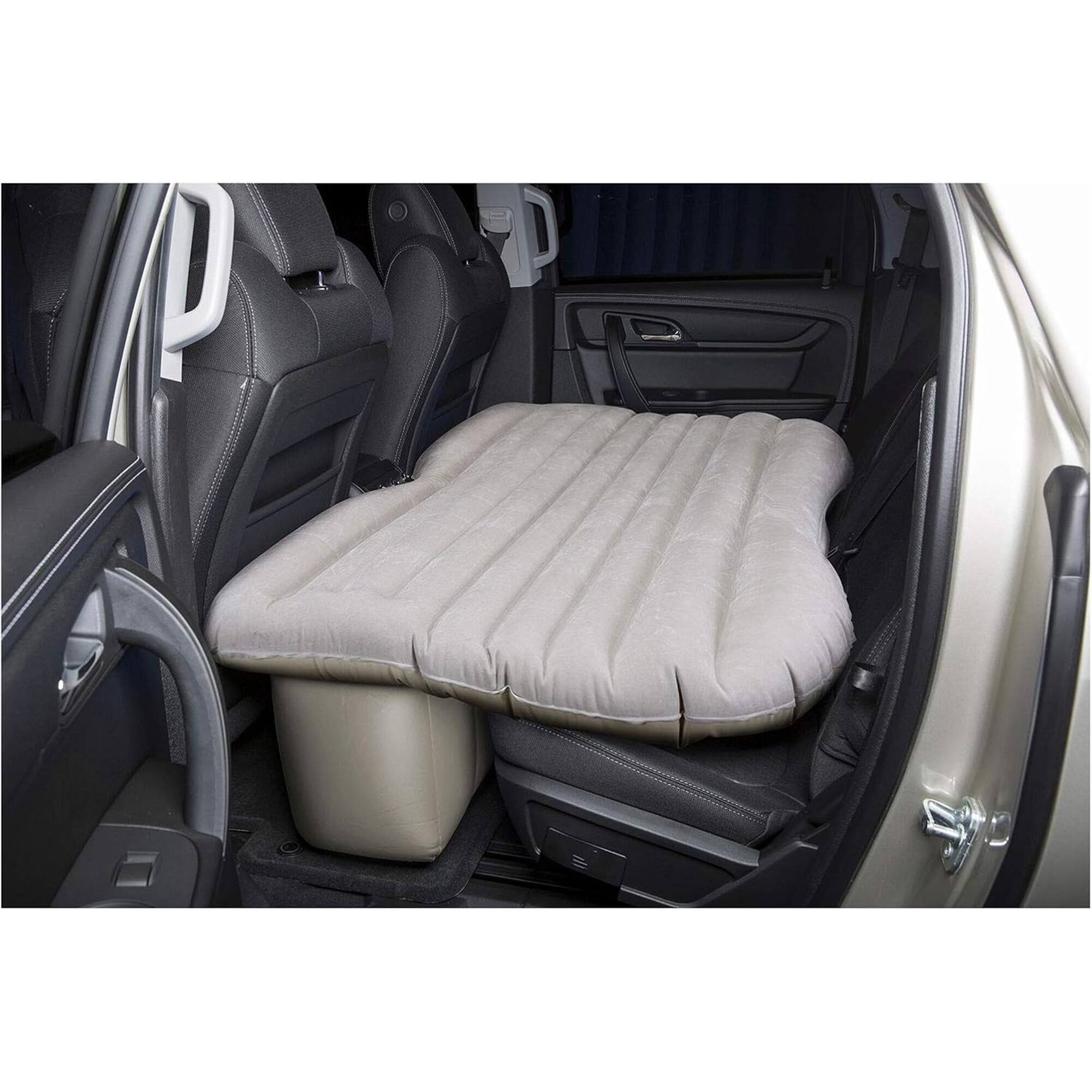 Alt View 4. Pittman Outdoors - Pittman Outdoors Backseat Air Mattress, 55” Airbed for Mid-Size Vehicles, Tan - Tan.