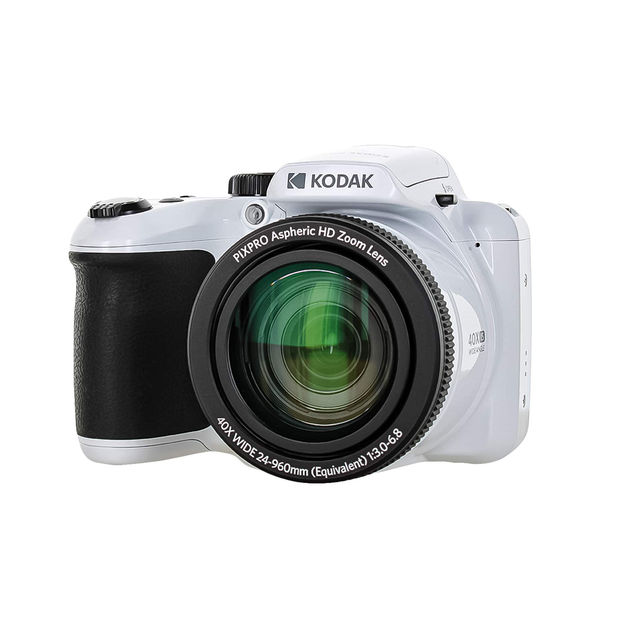 Kodak PIXPRO AZ405 Digital Camera (White) (AZ405WH) + 32GB Card +