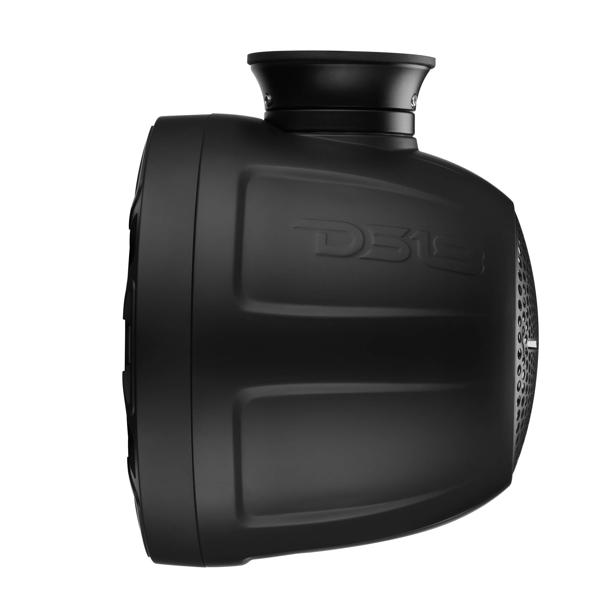 Alt View 6. DS18 Audio - NXL 6.5" 2-way Coaxial Speaker with Built-in Driver and Grille (Pair), 150W RMS 4-Ohm - Black.
