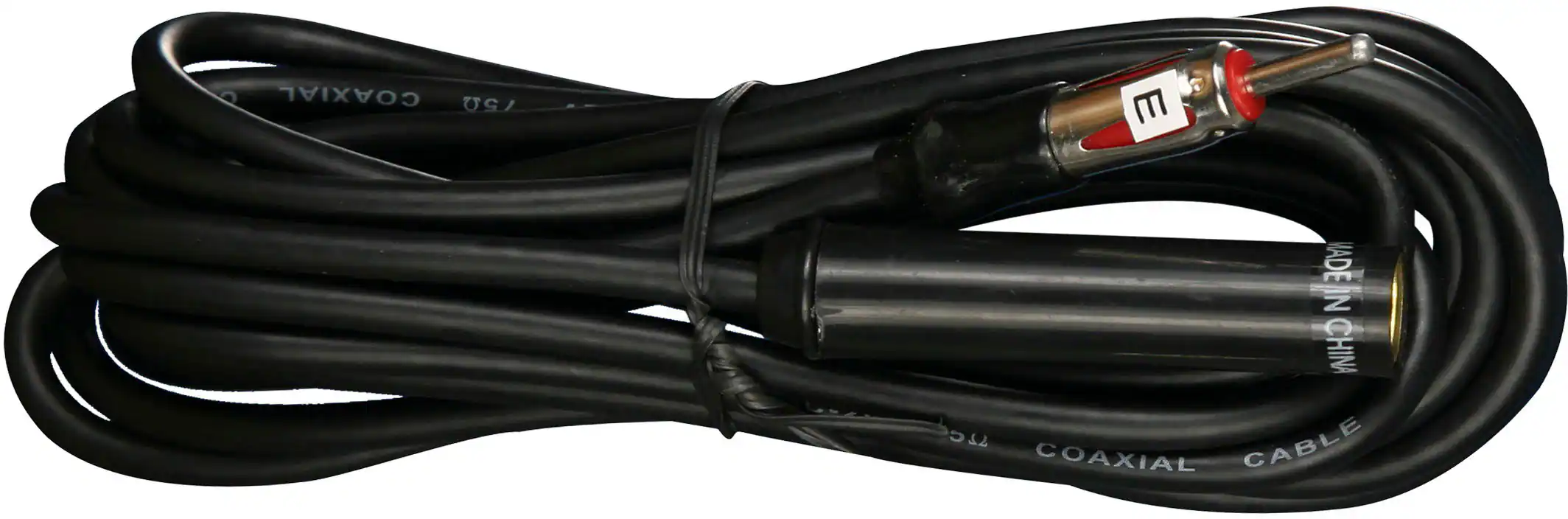 Metra - Universal 12' Antenna Extension Cable with Capacitator - Black