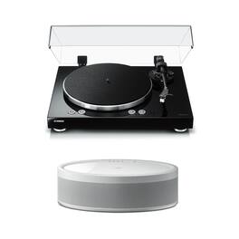 Yamaha - MusicCast Vinyl 500 Turntable with MusicCast 50 Wireless Speaker - White