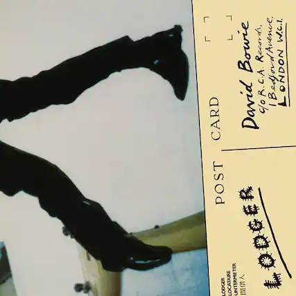Avenue W.C.I.
Bowie Records, Bedford Avenue.
R.C.A. C.A R. ON DON
David
I L
CARD POST LODGER LOCATAIRE UNTERMIETER LODGER
David Barrie
1969
Bowie Records, London W.1