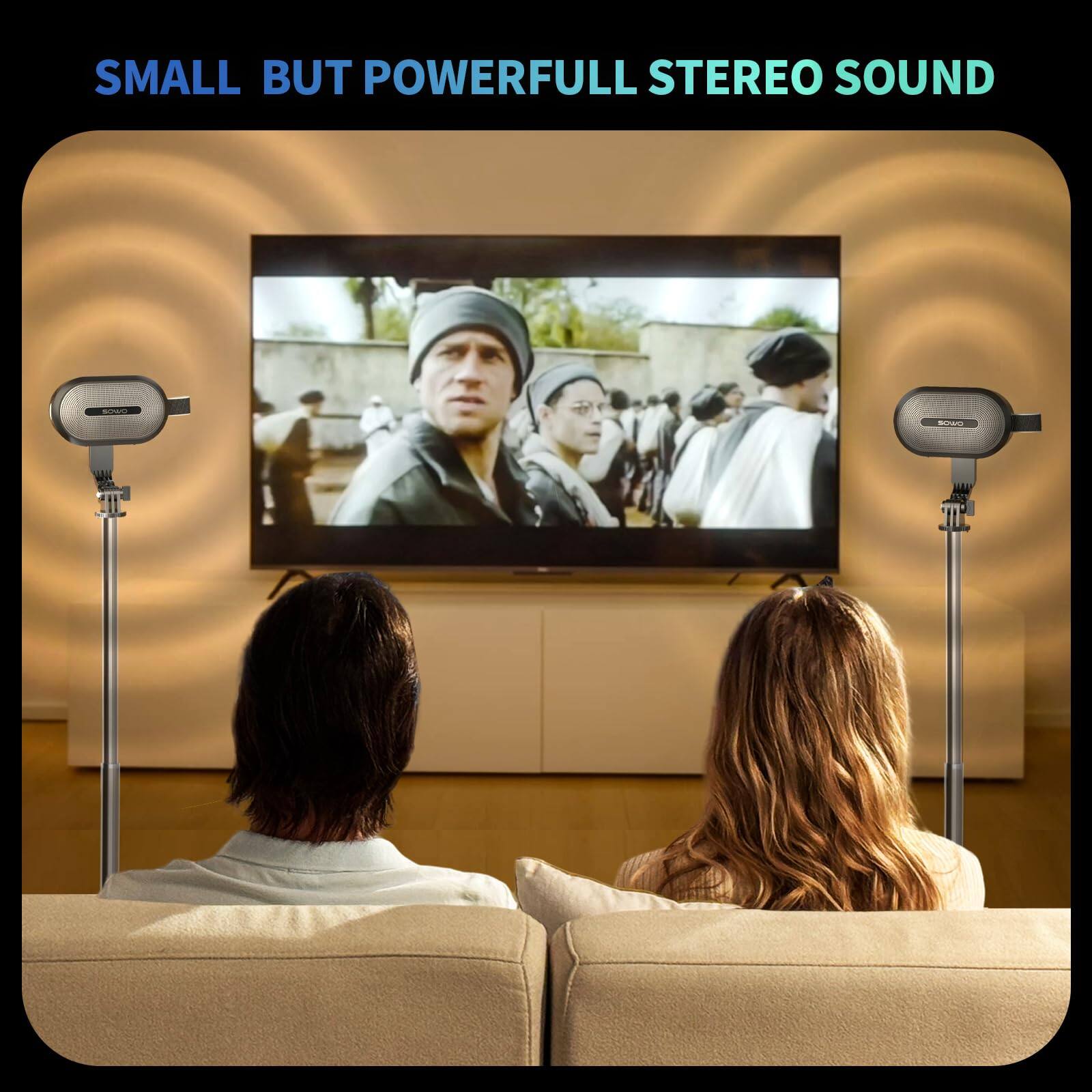 SMALL BUT POWERFUL STEREO SOUND