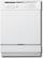 Front Standard. GE - Nautilus™ 24" Built-In Dishwasher - White on white.