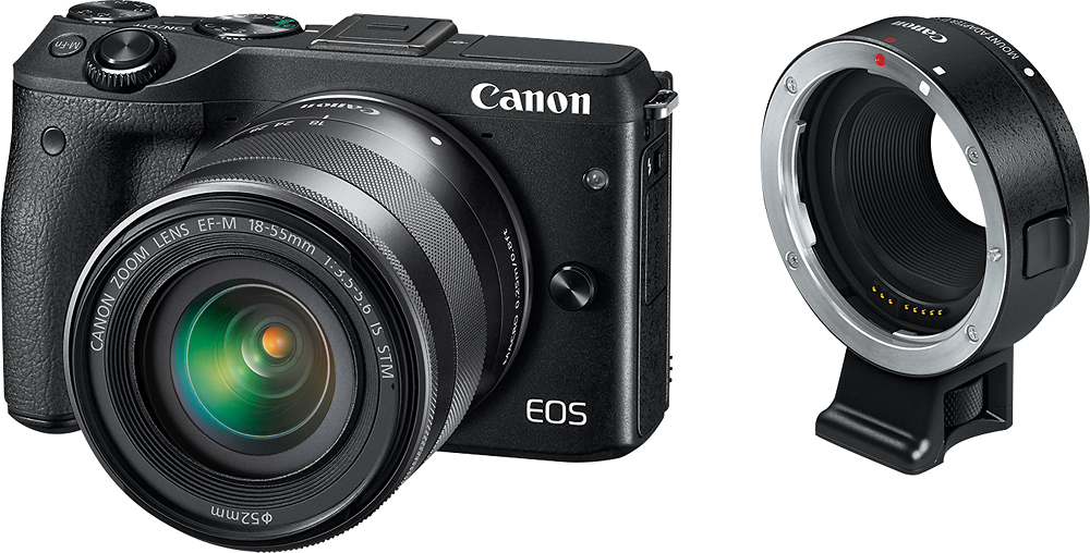 Canon EOS M3 Mirrorless Camera with EF-M 18-55mm  - Best Buy