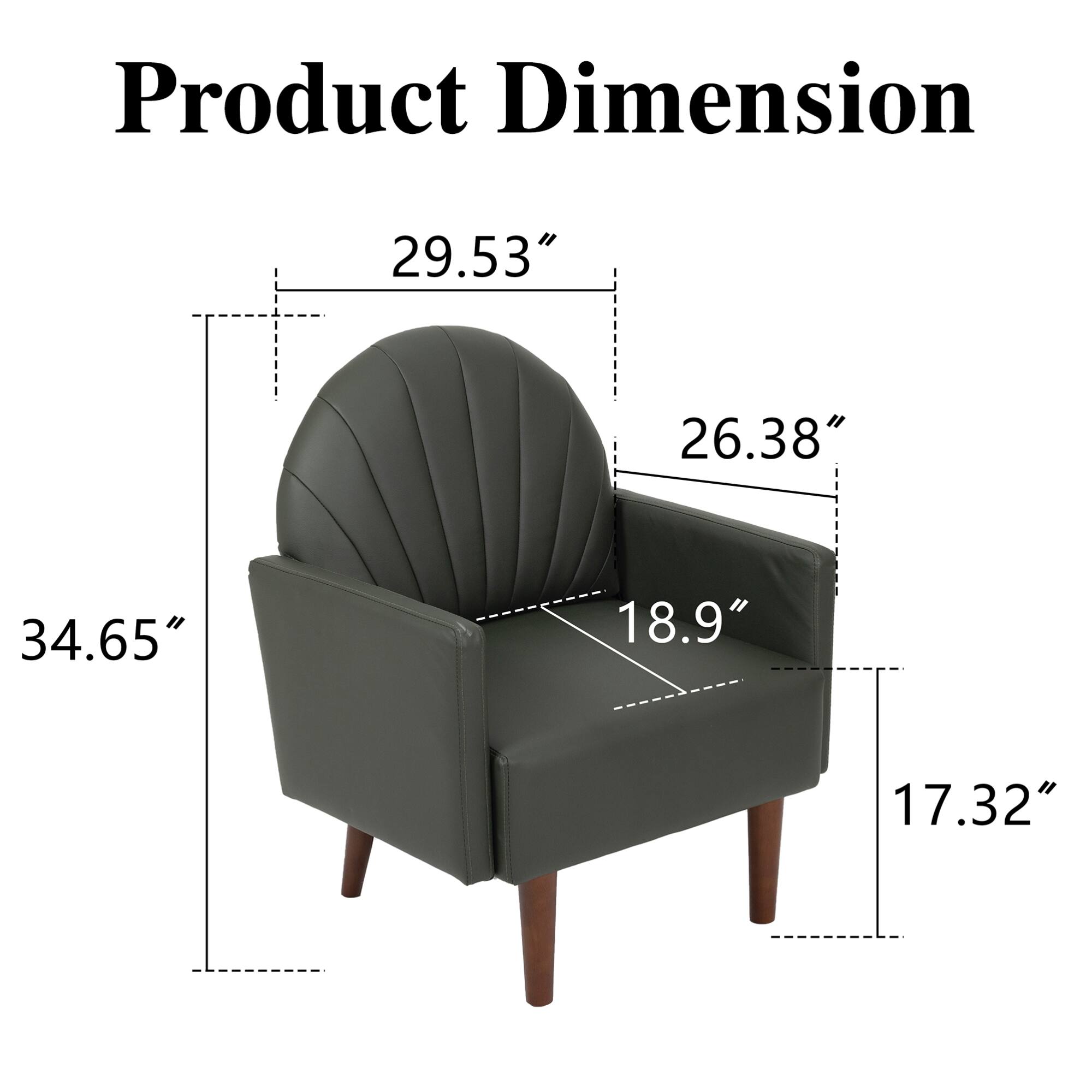 Product Dimension  
29.53" x 26.38" x 34.65" x 18.9" x 17.32"