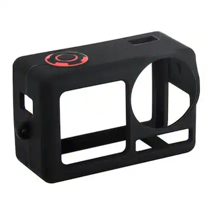 Front. StartRC - STARTRC Silicone Protective Black Case with Lens Cap Kit for DJI Action 5 Pro.