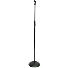 Front. PYLE - Microphone Stand - Black.