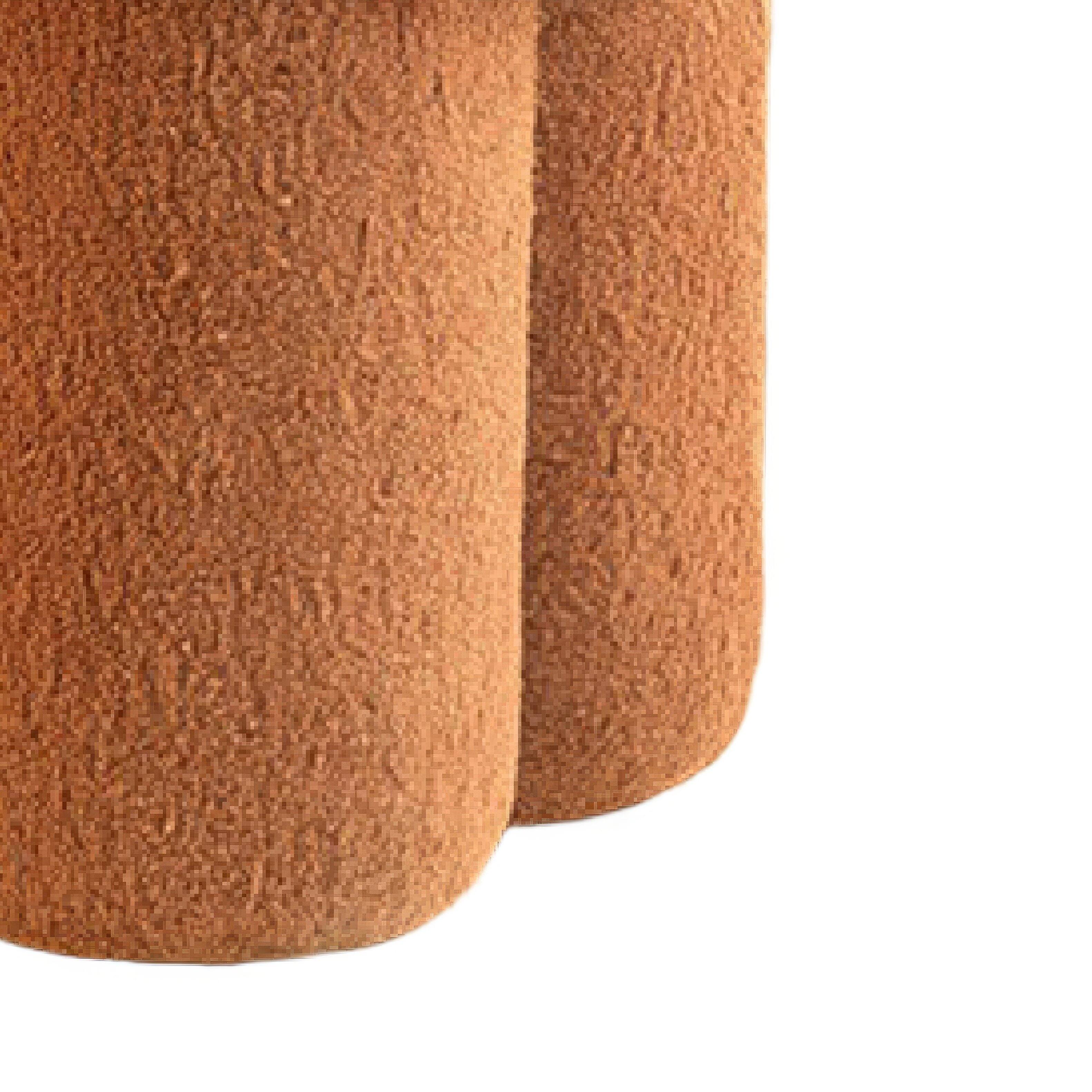 Manhattan Lane Ian Ottoman Stool, Mushroom like Design, Pedestal Base ...