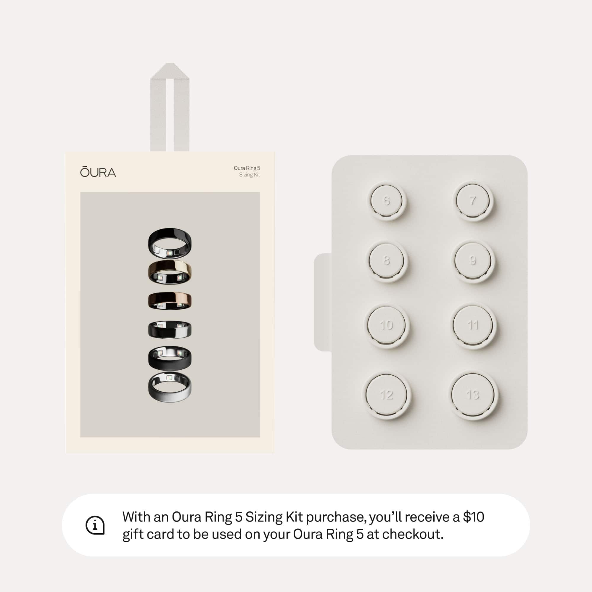 Oura Ring 5 Sizing Kit Size Before You Buy the OR5 Unique Sizing
