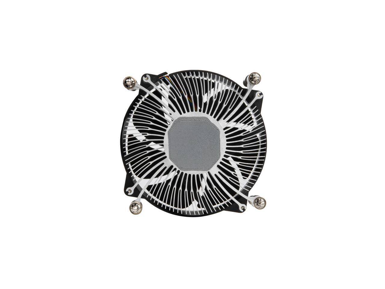 Alt View 1. SilverStone - Low-profile CPU heatsink for Intel LGA1700 - Black.