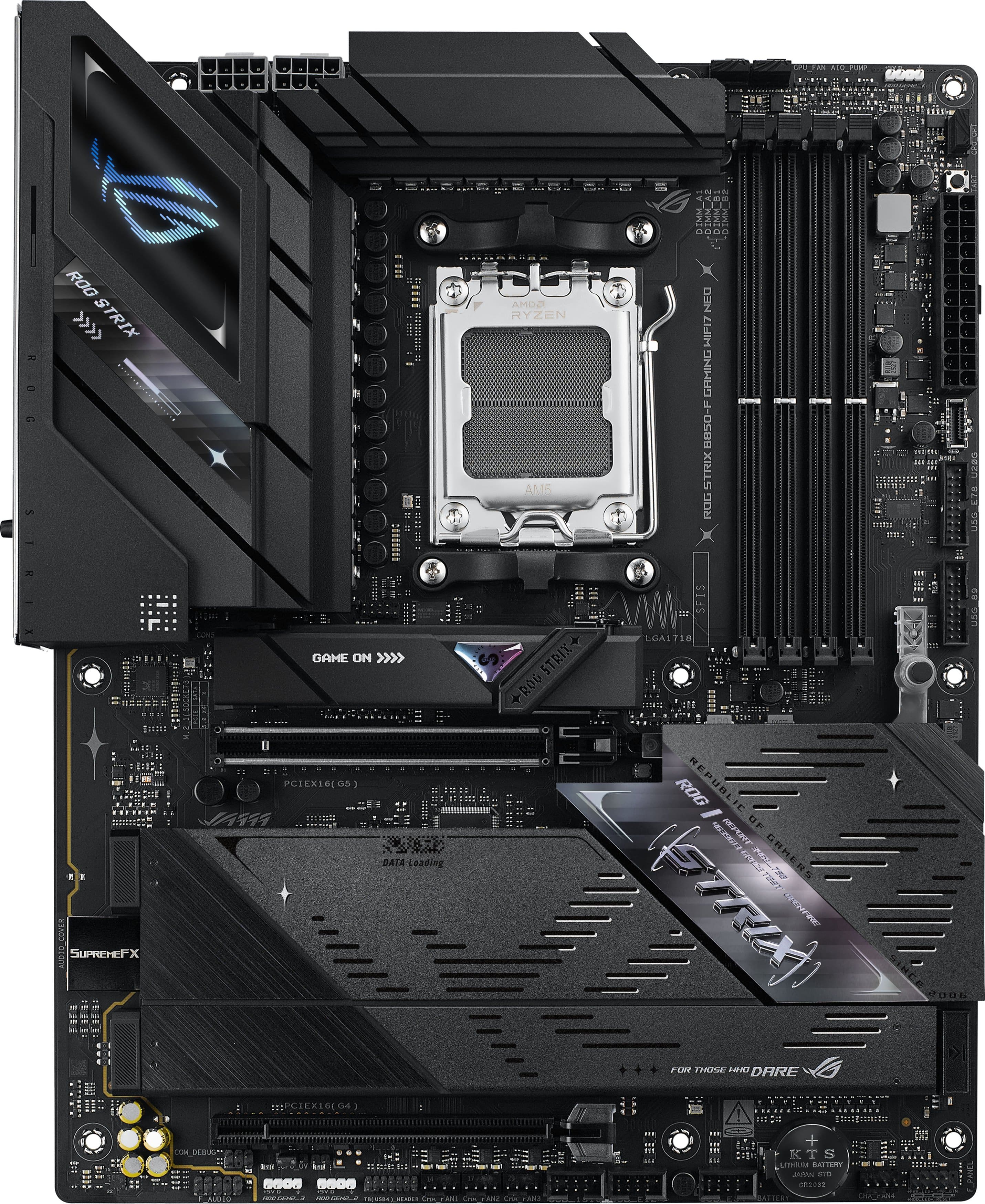 Photos - Motherboard Asus  ROG STRIX B850-F GAMING WIFI7 NEO  AMD B850 ATX DDR5 Wi-Fi 7  - Black ROG STRIX B850-F GAMING (Socket AM5)