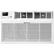 Front. Arctic Wind - 12,000 BTU Through-the-Wall Air Conditioner - White.