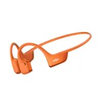 Shokz - OpenRun Pro 2 Wireless Bone Conduction Open-Ear Bluetooth Sports Headphones - Orange - Front_Zoom