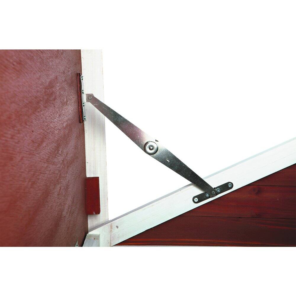 Alt View 2. TRIXIE - Weatherproof Wooded Backyard Chicken Coop, 2 Nesting Box Auburn - Auburn/White.