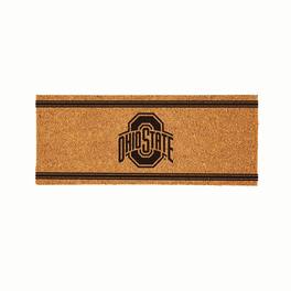 Evergreen Enterprises - Ohio State Buckeyes 24" x 60" Outdoor Team Logo Coir Mat - Brown