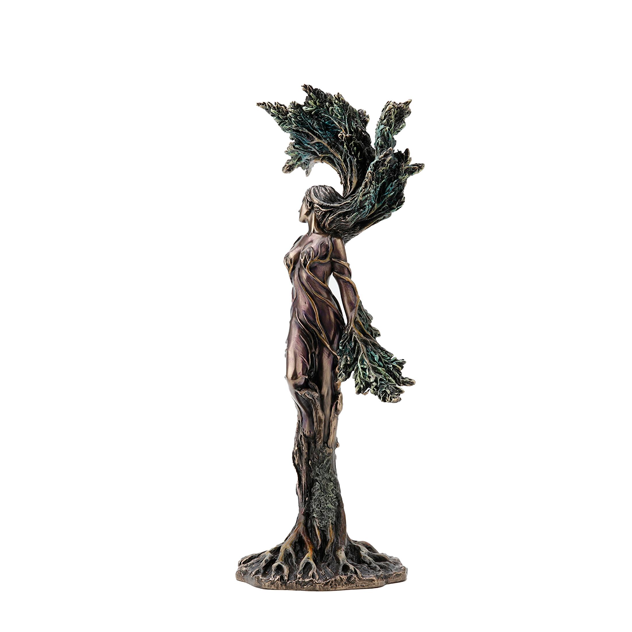 Alt View 1. Veronese Design - Bronze Finished Meliae The Forest Nymph Statue Greek Mythology - Bronze.