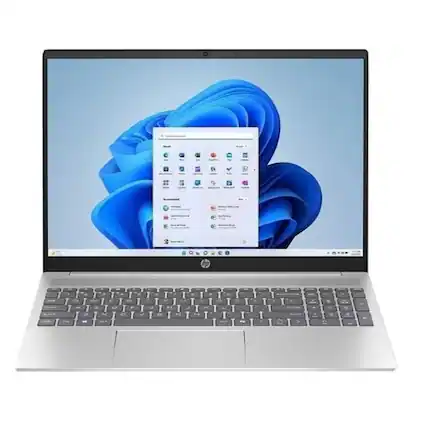 Front. HP - Pavilion 16-af0987nr 16" 2K IPS Touch Intel Core Ultra 7 155U 1.7 GHz up to 4.8 GHz 16GB RAM 512GB SSD Windows 11 Home - Silver.