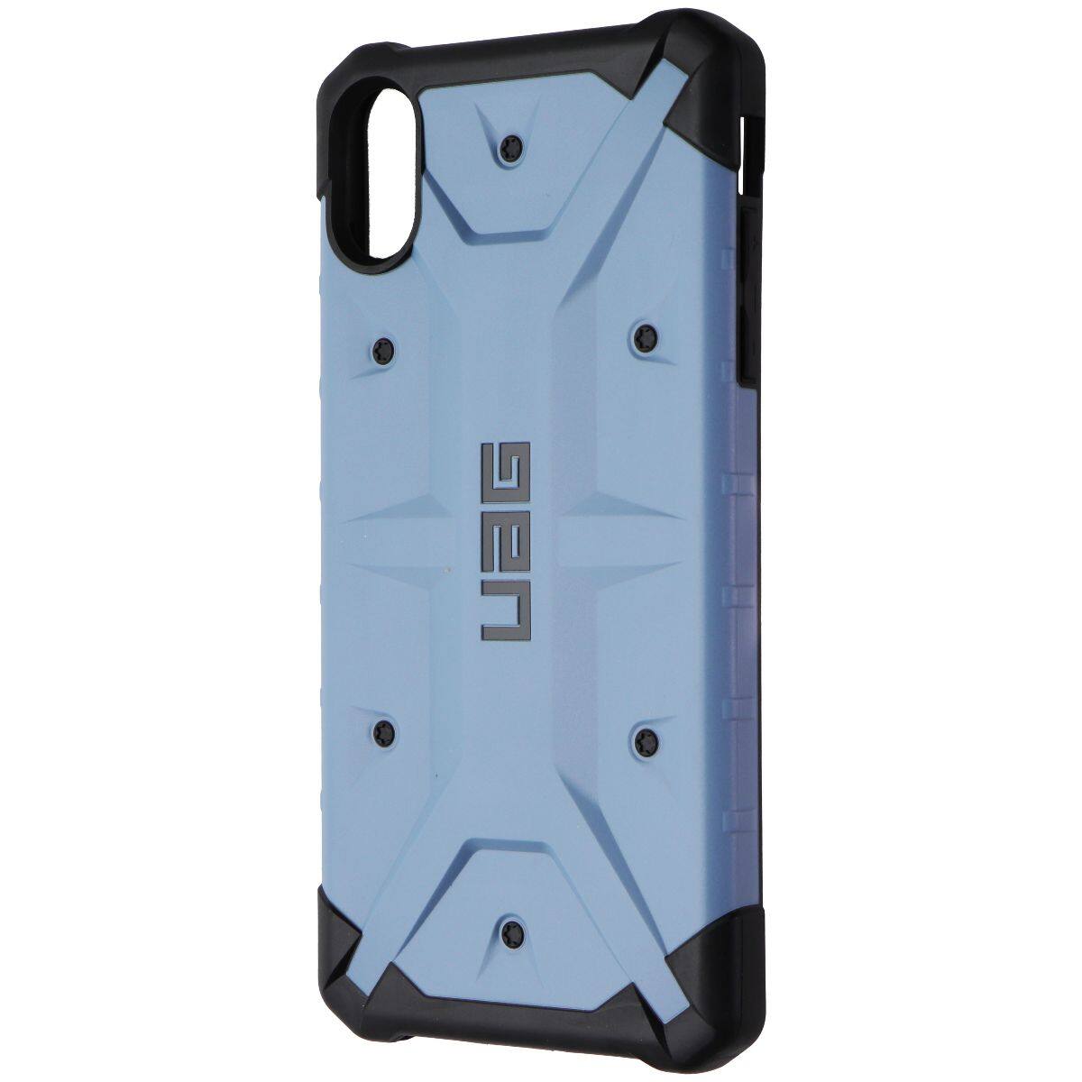 Left. Urban Armor Gear - UAG Pathfinder Series Rugged Case for Apple iPhone Xs Max - Slate Blue/Black - Slate Blue/Black.