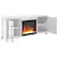 Alt View 15. Camden&Wells - Chabot Crystal Fireplace TV Stand for TVs up to 65" - White.