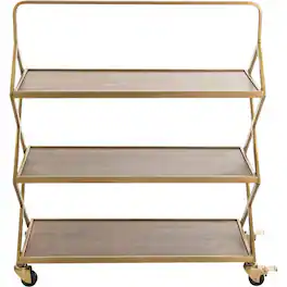 Adore Decor - Bar Cart - Gold