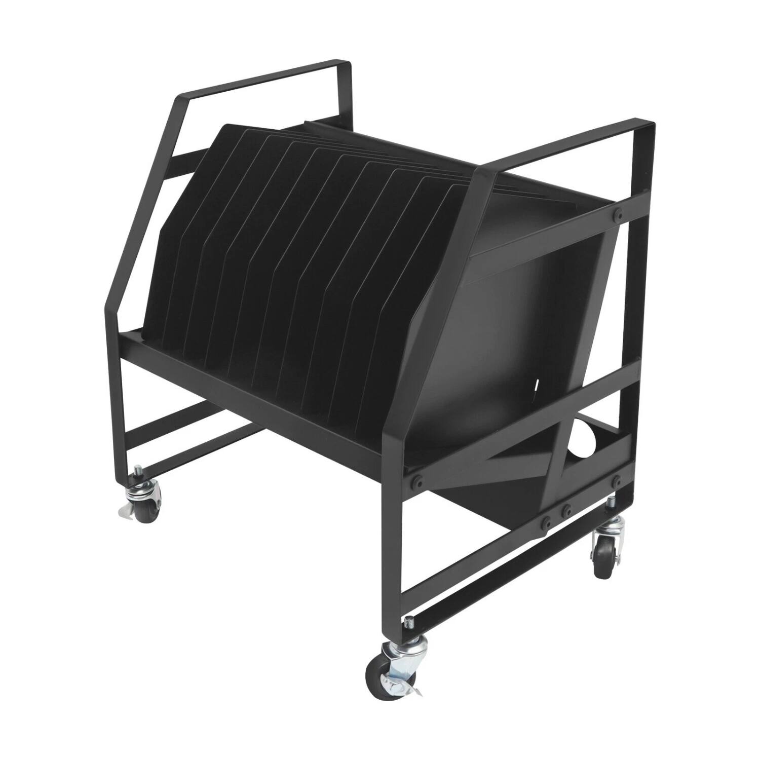 Angle. Stock Preferred - 10-Slot Laptop & Tablet Charging Station - Black.