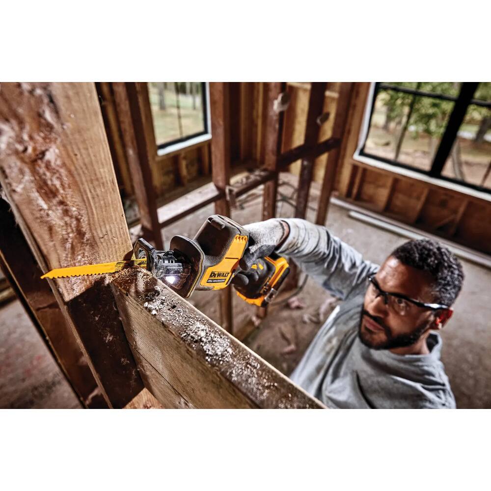 Left. Dewalt - ATOMIC 20V MAX One-Handed Reciprocating Saw (DCS369B).