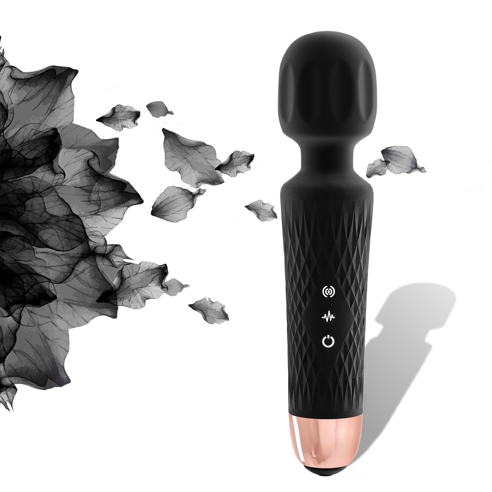 Front. Live At Space - 3h Quiet Waterproof 20-Mode 8-Speed Deep-Tissue Cordless Mini Massage Stick - 642146669422.